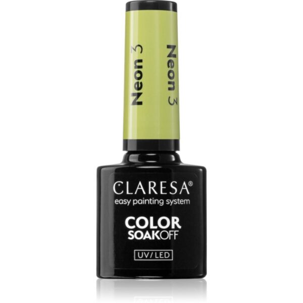 Claresa SoakOff UV/LED Color Neon lac de unghii sub forma de gel culoare 5 5 g-ro