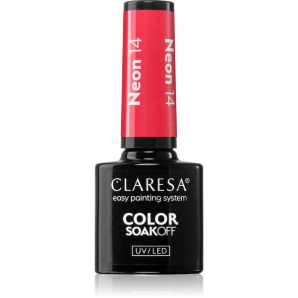 Claresa SoakOff UV/LED Color Neon lac de unghii sub forma de gel culoare NEON 14 5 g-ro