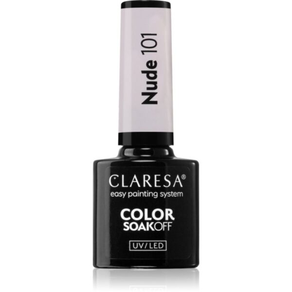 Claresa SoakOff UV/LED Color Nude lac de unghii sub forma de gel culoare 101 5 g-ro