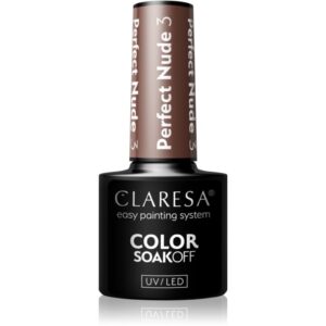 Claresa SoakOff UV/LED Color Perfect Nude lac de unghii sub forma de gel culoare 3 5 g-ro
