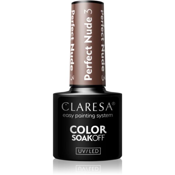 Claresa SoakOff UV/LED Color Perfect Nude lac de unghii sub forma de gel culoare 3 5 g-ro