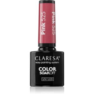 Claresa SoakOff UV/LED Color Savanna Vibes lac de unghii sub forma de gel culoare Pink 525 5 g-Țena