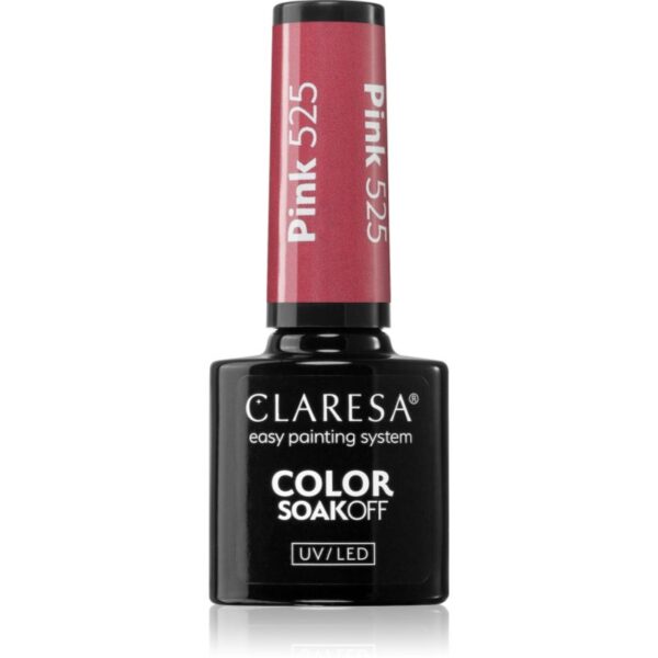 Claresa SoakOff UV/LED Color Savanna Vibes lac de unghii sub forma de gel culoare Pink 525 5 g-Țena