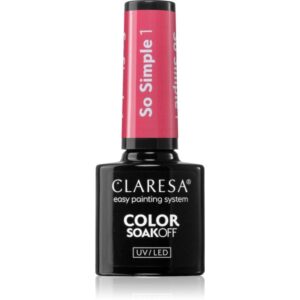 Claresa SoakOff UV/LED Color So Simple lac de unghii sub forma de gel culoare 1 5 g-Țena