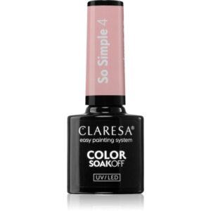 Claresa SoakOff UV/LED Color So Simple lac de unghii sub forma de gel culoare 4 5 g-ro
