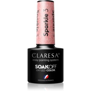 Claresa SoakOff UV/LED Color Sparkle lac de unghii sub forma de gel culoare 3 5 g-ro