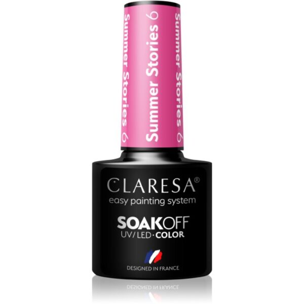 Claresa SoakOff UV/LED Color Summer Stories lac de unghii sub forma de gel culoare 6 5 g-ro
