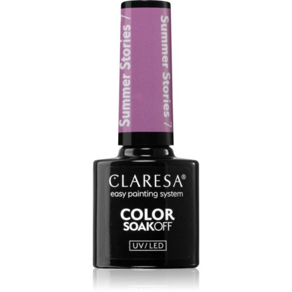Claresa SoakOff UV/LED Color Summer Stories lac de unghii sub forma de gel culoare 7 5 g-ro