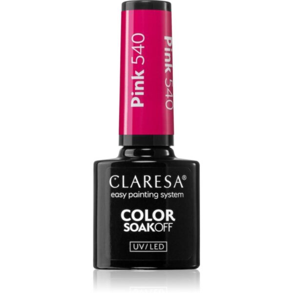 Claresa SoakOff UV/LED Color Sunny Garden lac de unghii sub forma de gel culoare PINK 540 5 g-Țena