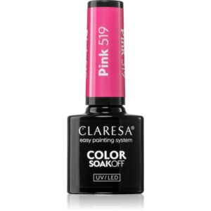 Claresa SoakOff UV/LED Color Sunny Garden lac de unghii sub forma de gel culoare Pink 519 5 g-Țena