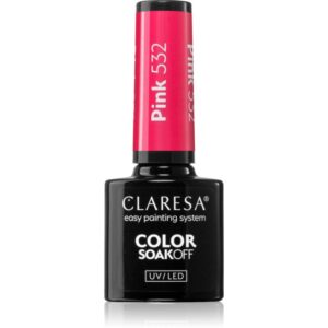Claresa SoakOff UV/LED Color Sunny Garden lac de unghii sub forma de gel culoare Pink 532 5 g-Țena