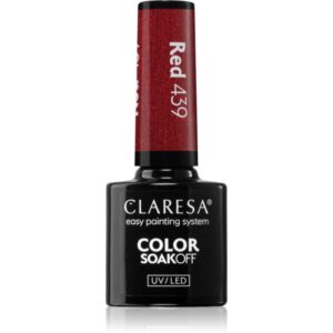Claresa SoakOff UV/LED Color Warm Feelings lac de unghii sub forma de gel culoare Red 439 5 g-ro