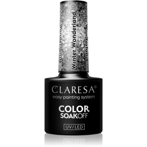 Claresa SoakOff UV/LED Color Winter Wonderland lac de unghii sub forma de gel culoare 10 5 g-ro