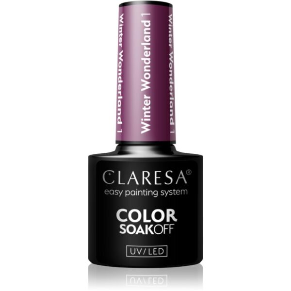 Claresa SoakOff UV/LED Color Winter Wonderland lac de unghii sub forma de gel culoare 5 g-ro