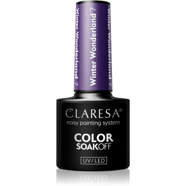 Claresa SoakOff UV/LED Color Winter Wonderland lac de unghii sub forma de gel culoare 7 5 g-ro