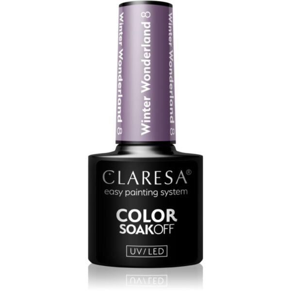 Claresa SoakOff UV/LED Color Winter Wonderland lac de unghii sub forma de gel culoare 8 5 g-ro