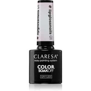 Claresa SoakOff UV/LED Color #lipglossnails lac de unghii sub forma de gel culoare 01 5 g-Țena