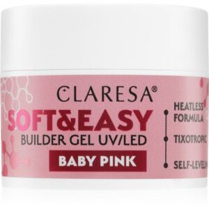 Claresa Soft&Easy Builder Gel gel de bază pentru unghii culoare Baby Pink 12 g-Țena