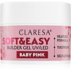 Claresa Soft&Easy Builder Gel gel de bază pentru unghii culoare Baby Pink 45 g-Țena