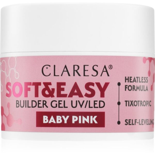 Claresa Soft&Easy Builder Gel gel de bază pentru unghii culoare Baby Pink 45 g-Țena