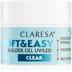 Claresa Soft&Easy Builder Gel gel de bază pentru unghii culoare Clear 12 g-ro