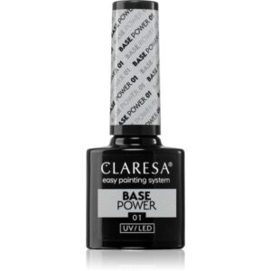 Claresa UV/LED Base Power baza gel pentru unghii culoare 01 5 g-Țena