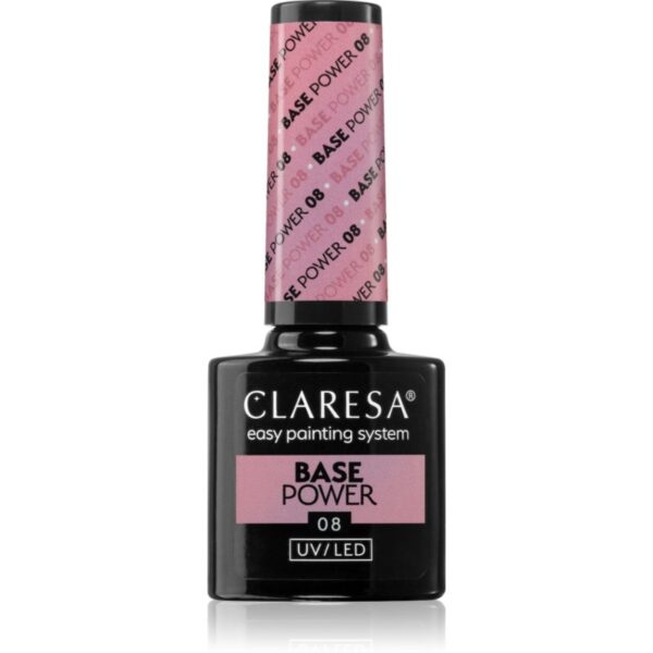 Claresa UV/LED Base Power baza gel pentru unghii culoare 08 5 g-Țena