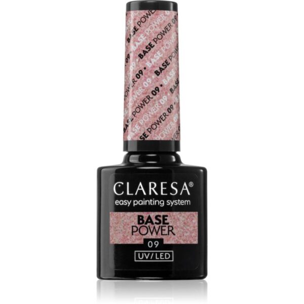 Claresa UV/LED Base Power baza gel pentru unghii culoare 09 5 g-Țena