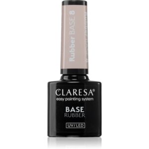 Claresa UV/LED Base Rubber baza gel pentru unghii culoare 8 5 g-Țena