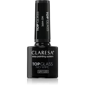 Claresa UV/LED Top Glass No Wipe strat de acoperire pentru protecție perfectă și strălucire intensă 5 g-Țena