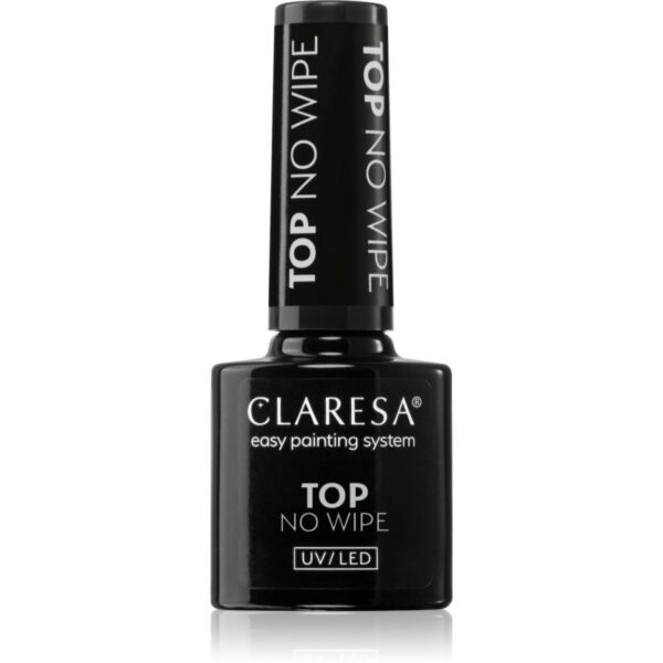 Claresa UV/LED Top No Wipe strat de acoperire pentru protecție perfectă și strălucire intensă 5 g-Țena