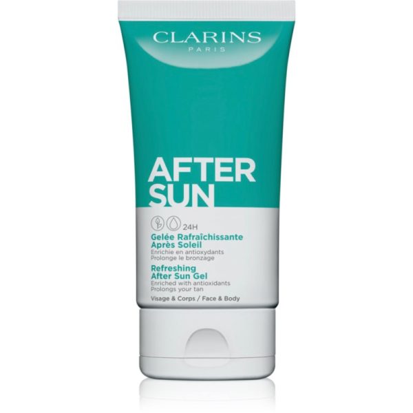 Clarins After Sun Refreshing After Sun Gel gel calmant dupa expunere la soare pentru fata si corp 150 ml-ro