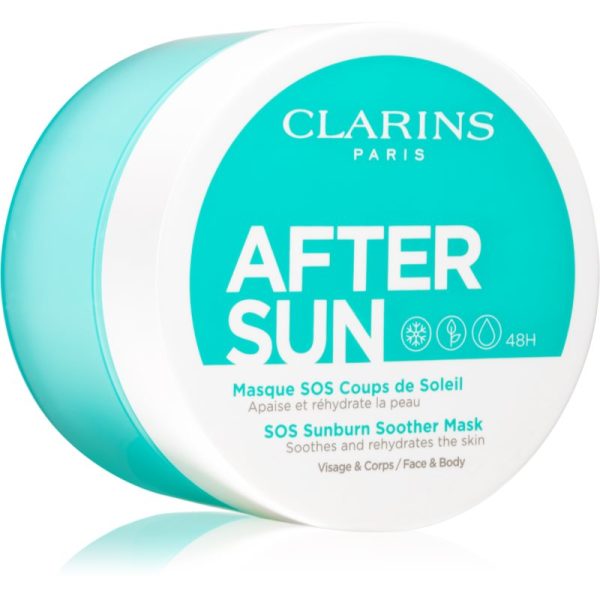Clarins After Sun SOS Sunburn Soother Mask masca -efect calmant dupa expunerea la soare 100 ml-Țena