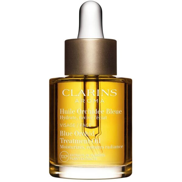 Clarins Blue Orchid Treatment Oil Ulei facial antioxidant pentru zi și noapte cu efect de hidratare 30 ml-Țena
