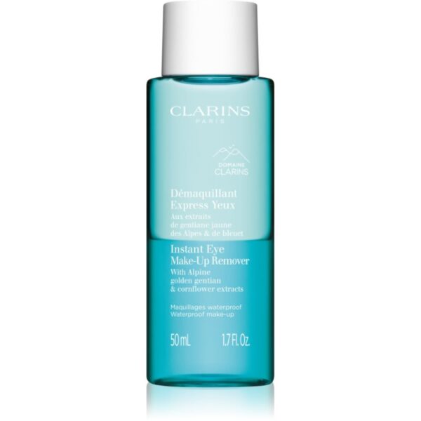 Clarins Cleansing Instant Eye Make-Up Remover demachiant pentru ochi in doua faze demachiant pentru ochi in doua faze pentru ochi sensibili 50 ml-ro