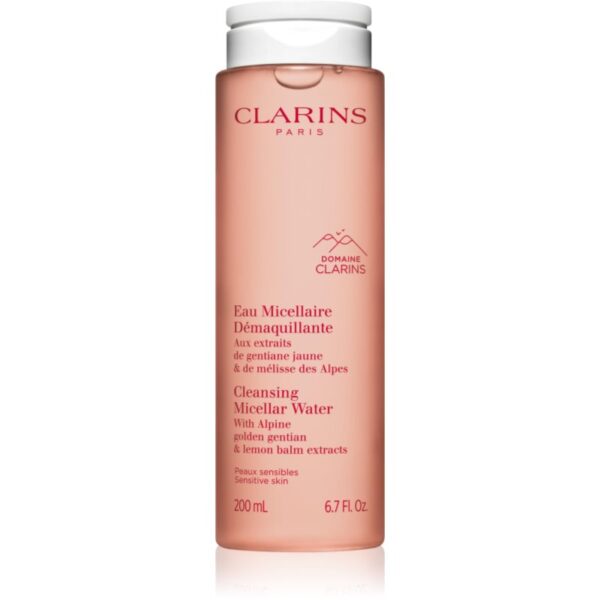 Clarins Cleansing Micellar Water apa pentru curatare cu particule micele pentru piele sensibilă 200 ml-ro
