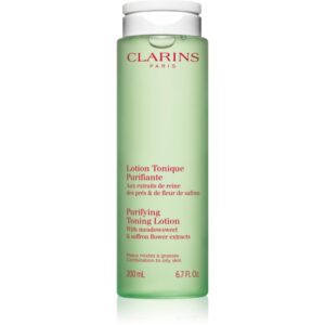 Clarins Cleansing Purifying Toning Lotion tonic pentru curatare pentru piele mixta spre grasa 200 ml-ro