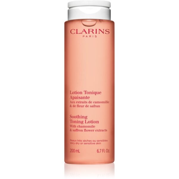 Clarins Cleansing Soothing Toning Lotion tonic de curatare si calmant pentru ten uscat și sensibil 200 ml-ro