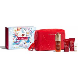 Clarins Double Serum & Super Restorative Collection set cadou pentru ten matur Luminosity-Țena