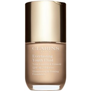 Clarins Everlasting Youth Fluid Foundation make-up pentru luminozitate SPF 15 culoare 105 Nude 30 ml-ro