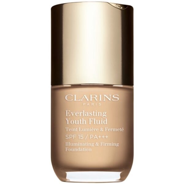 Clarins Everlasting Youth Fluid Foundation make-up pentru luminozitate SPF 15 culoare 105.5 Flesh 30 ml-ro