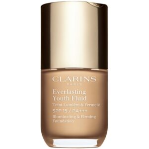Clarins Everlasting Youth Fluid Foundation make-up pentru luminozitate SPF 15 culoare 106 Vanilla 30 ml-Țena