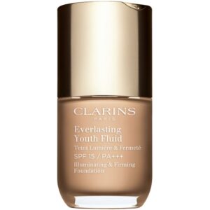 Clarins Everlasting Youth Fluid Foundation make-up pentru luminozitate SPF 15 culoare 108.3 Organza 30 ml-ro