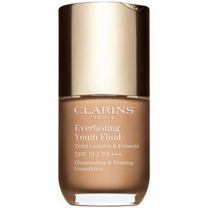 Clarins Everlasting Youth Fluid Foundation make-up pentru luminozitate SPF 15 culoare 108.5 Cashew 30 ml-ro