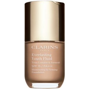 Clarins Everlasting Youth Fluid Foundation make-up pentru luminozitate SPF 15 culoare 109 Wheat 30 ml-ro
