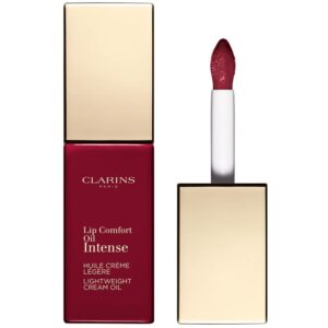 Clarins Lip Comfort Oil Intense ulei luciu de buze  cu efect de nutritiv culoare 08 Intense Burgundy 6 ml-Țena