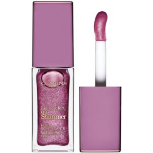 Clarins Lip Comfort Oil Shimmer ulei pentru buze culoare 02 Purple Rain 7 ml-ro