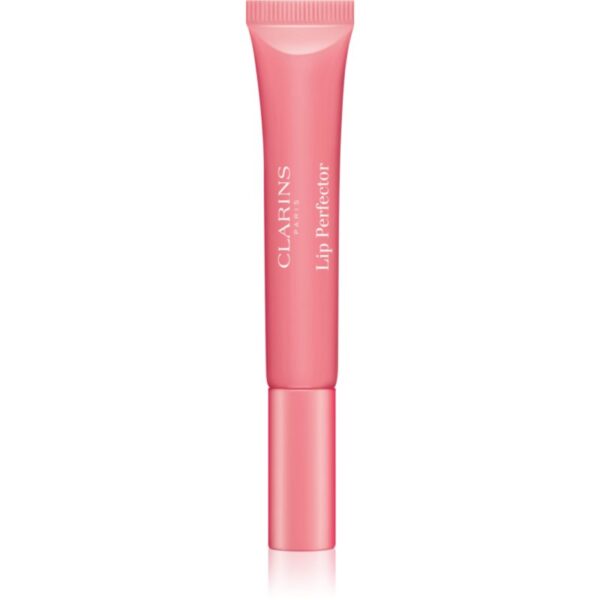 Clarins Lip Perfector Shimmer lip gloss cu efect de hidratare culoare 01 Rose Shimmer 12 ml-ro