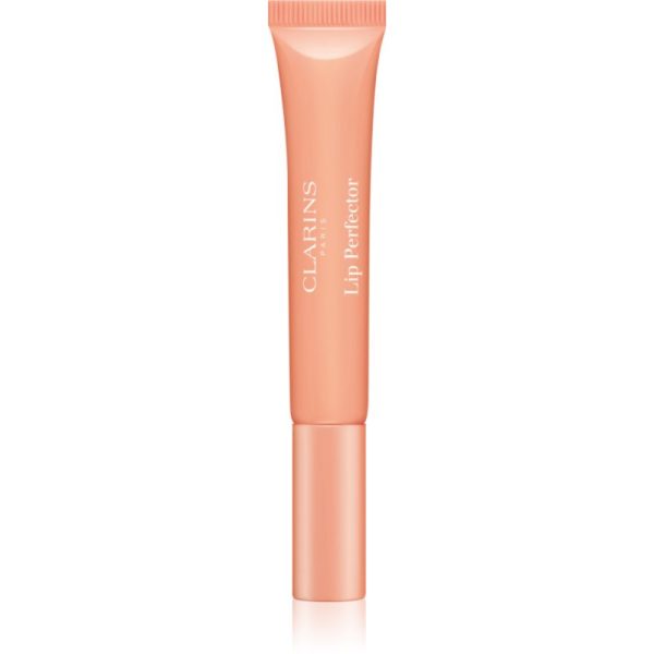 Clarins Lip Perfector Shimmer lip gloss cu efect de hidratare culoare 02 Apricot Shimmer 12 ml-ro