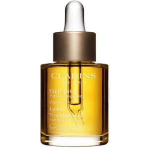 Clarins Lotus Treatment Oil ulei de regenerare cu efect de netezire ziua și noaptea 30 ml-Țena